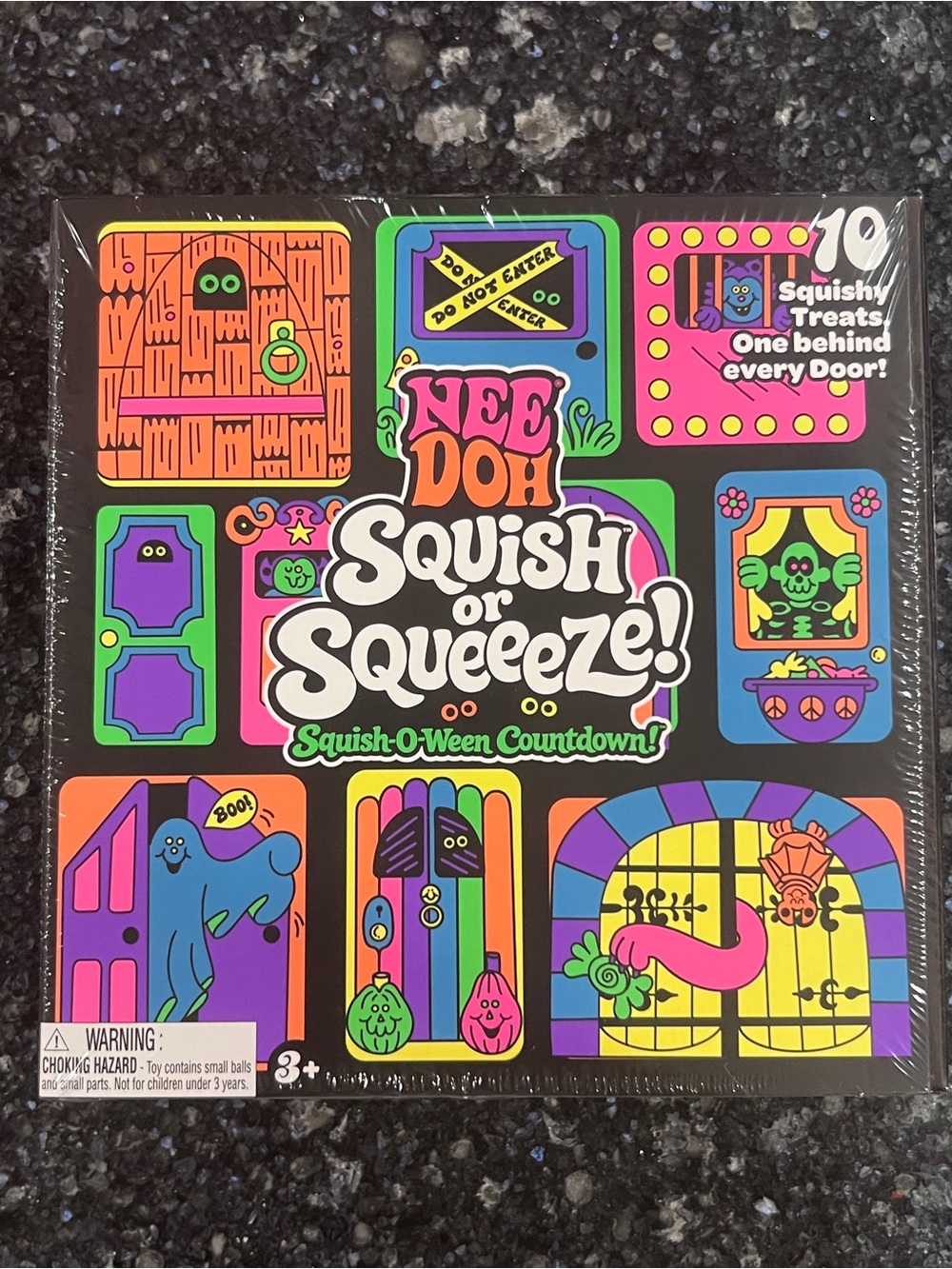 Nee Doh Squish or Squeeze squish-o-ween countdown